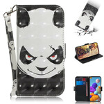 Samsung Galaxy A21s Angry Panda Strap Case