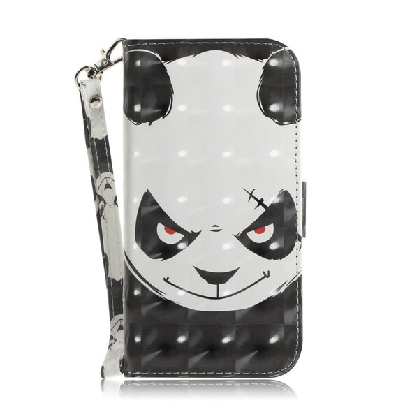Samsung Galaxy A21s Angry Panda Strap Case
