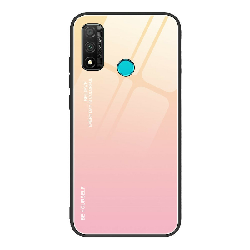 Huawei P Smart 2020 gehard glazen hoesje Be Yourself