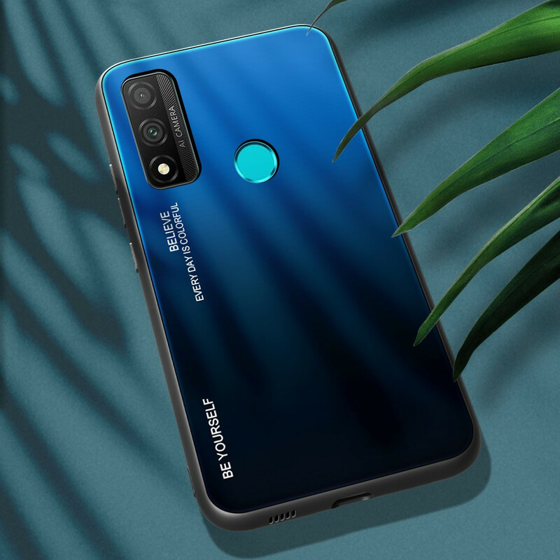 Huawei P Smart 2020 gehard glazen hoesje Be Yourself
