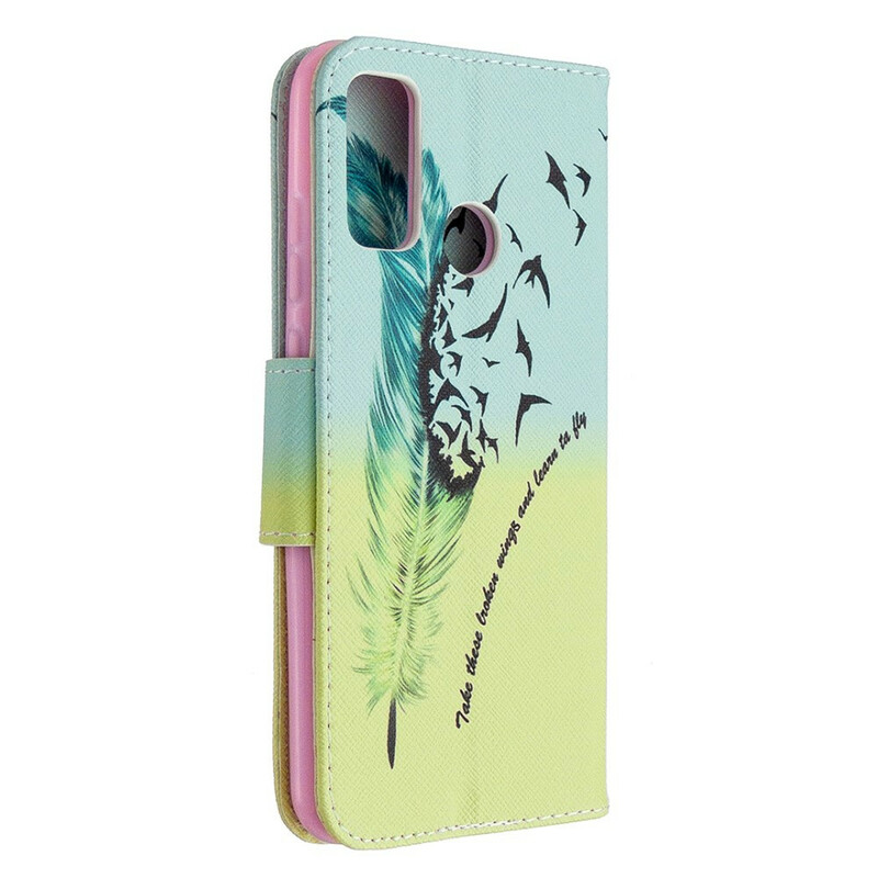 Huawei P Smart 2020 Leer Vliegen Case