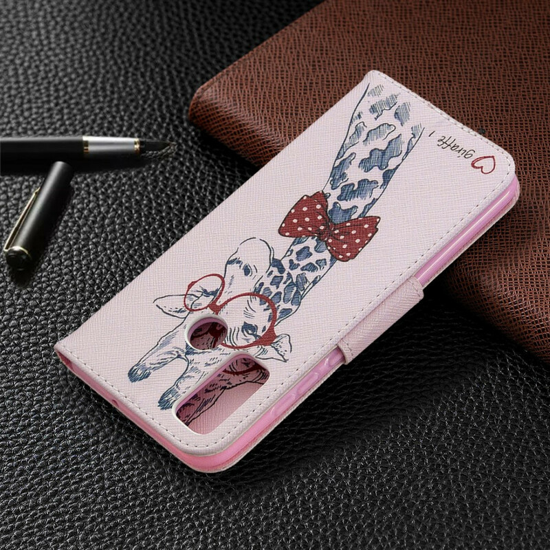 Huawei P Smart 2020 Intello Giraffe Hoesje