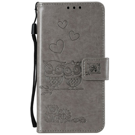 Honor 8A / Huawei Y6 2019 Lover's Uil Hoesje met Lanyard