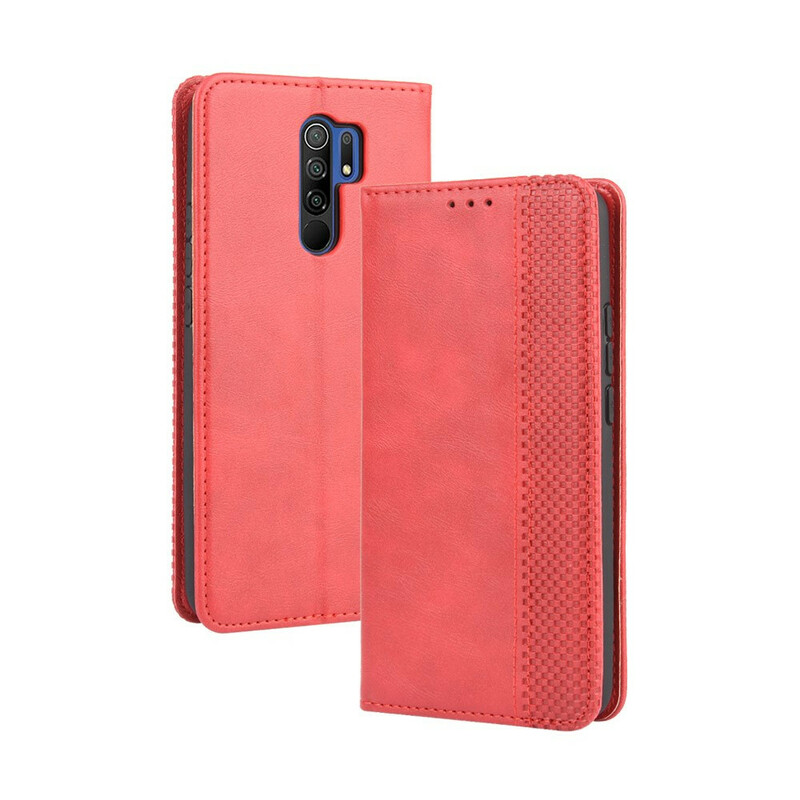 Xiaomi Redmi 9 Leder Effect Flip Cover