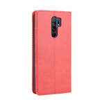 Flip Cover Xiaomi Redmi 9 Vintage Lederen Effect Stijlvol