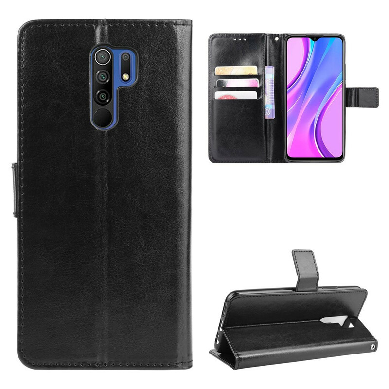 Xiaomi Redmi 9 kunstleer flitsende case