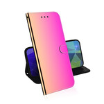 Xiaomi Redmi 9 nep lederen hoesje spiegel Cover