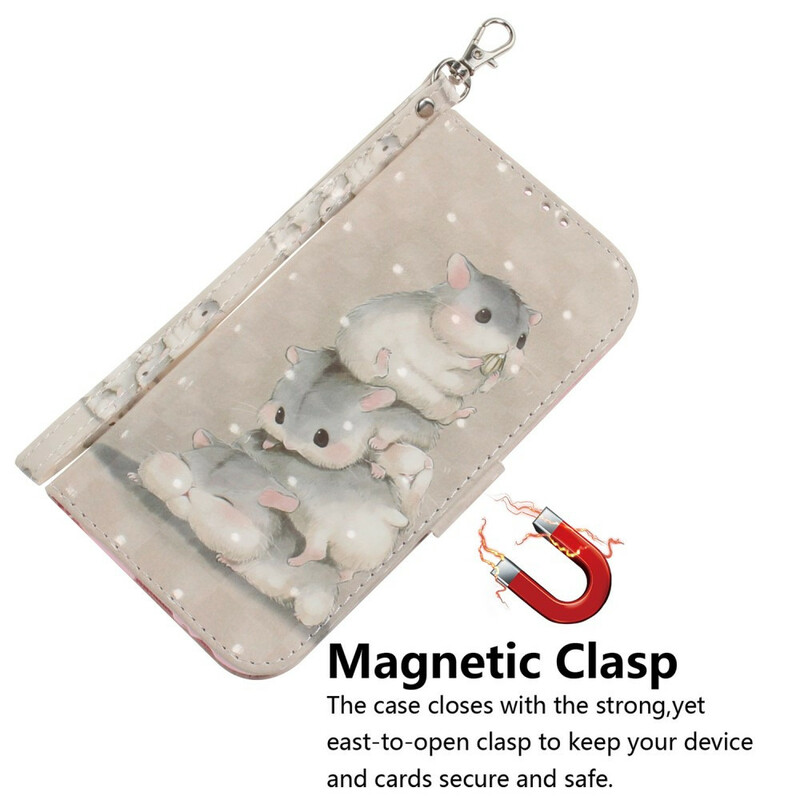 Xiaomi Redmi 9 Hamsters Strap Case