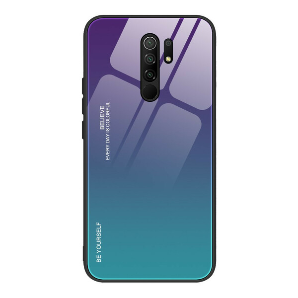 Xiaomi Redmi 9 getemperd glas Case Be Yourself