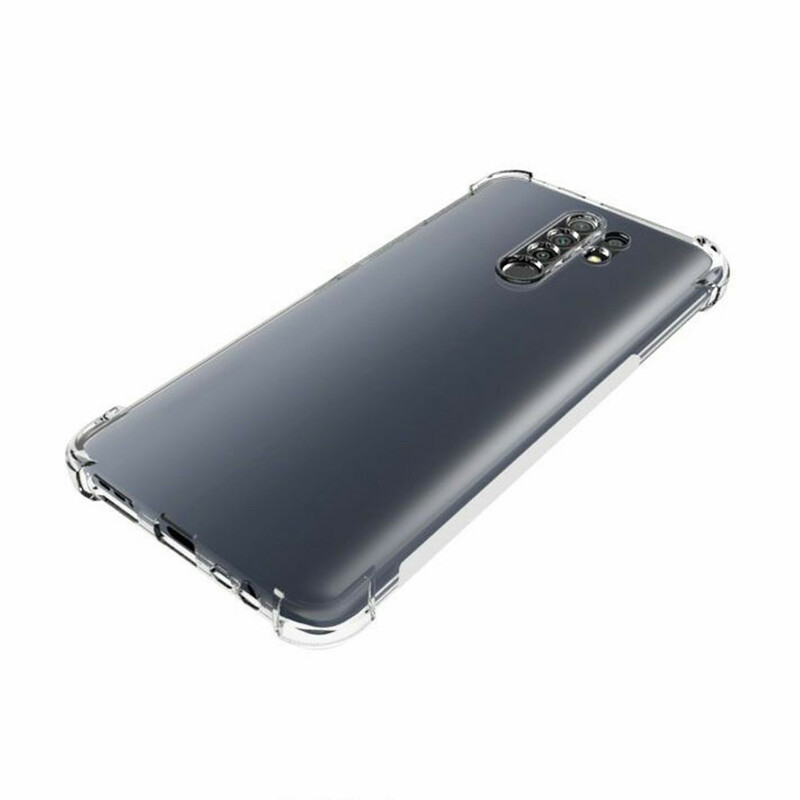 Xiaomi Redmi 9 Transparante Shell versterkte hoeken