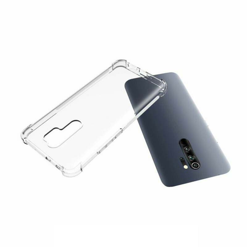Xiaomi Redmi 9 Transparante Shell versterkte hoeken