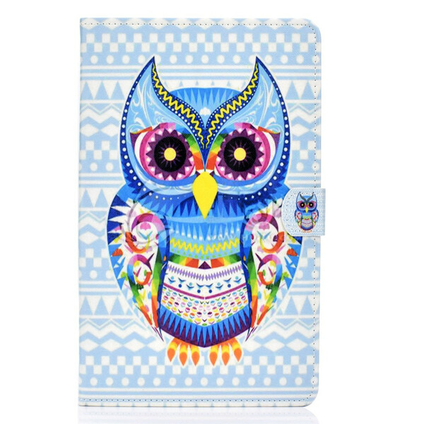 Samsung Galaxy Tab S6 Lite Hoesje Tribal Uil