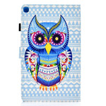 Samsung Galaxy Tab S6 Lite Hoesje Tribal Uil