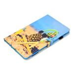 Samsung Galaxy Tab S6 Lite Hoesje Ananas Strand