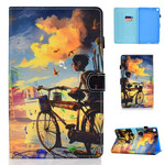 Samsung Galaxy Tab S6 Lite fiets case kunst