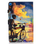 Samsung Galaxy Tab S6 Lite fiets case kunst