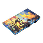 Samsung Galaxy Tab S6 Lite fiets case kunst