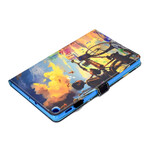 Samsung Galaxy Tab S6 Lite fiets case kunst