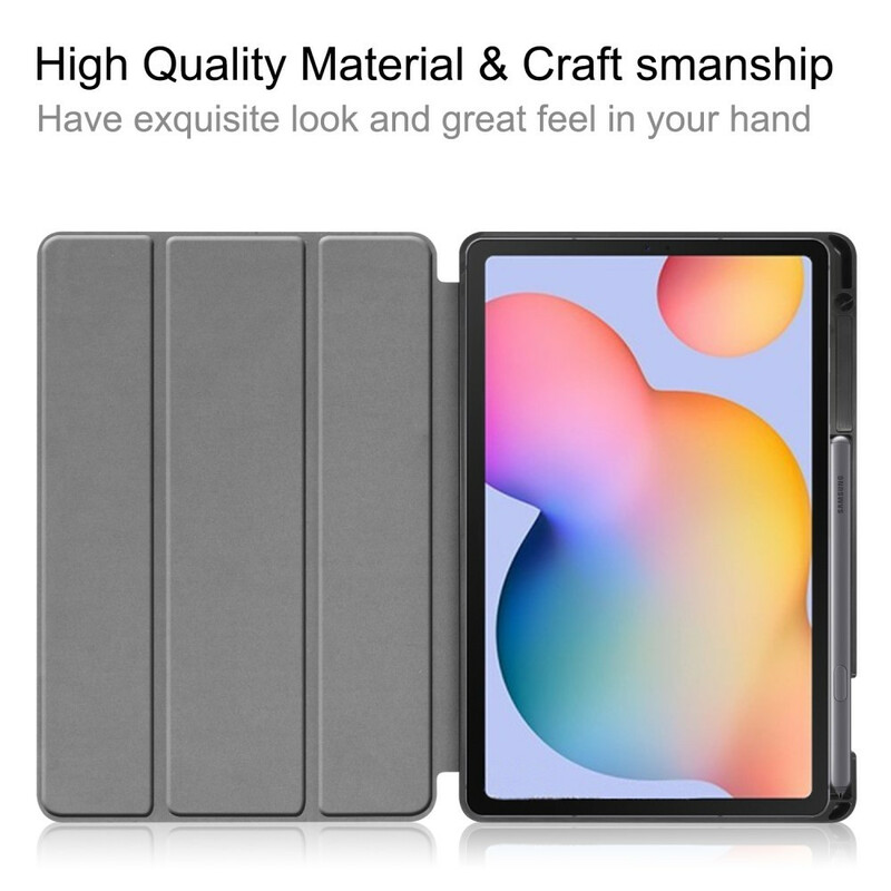 Smart Case Samsung Galaxy Tab S6 Lite Pencil Case Don't Touch Me