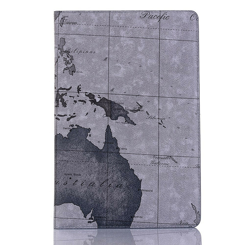 Samsung Galaxy Tab S6 Lite Vintage Kaart Etui Samsung Galaxy Tab S6 Lite Vintage Kaart Etui
