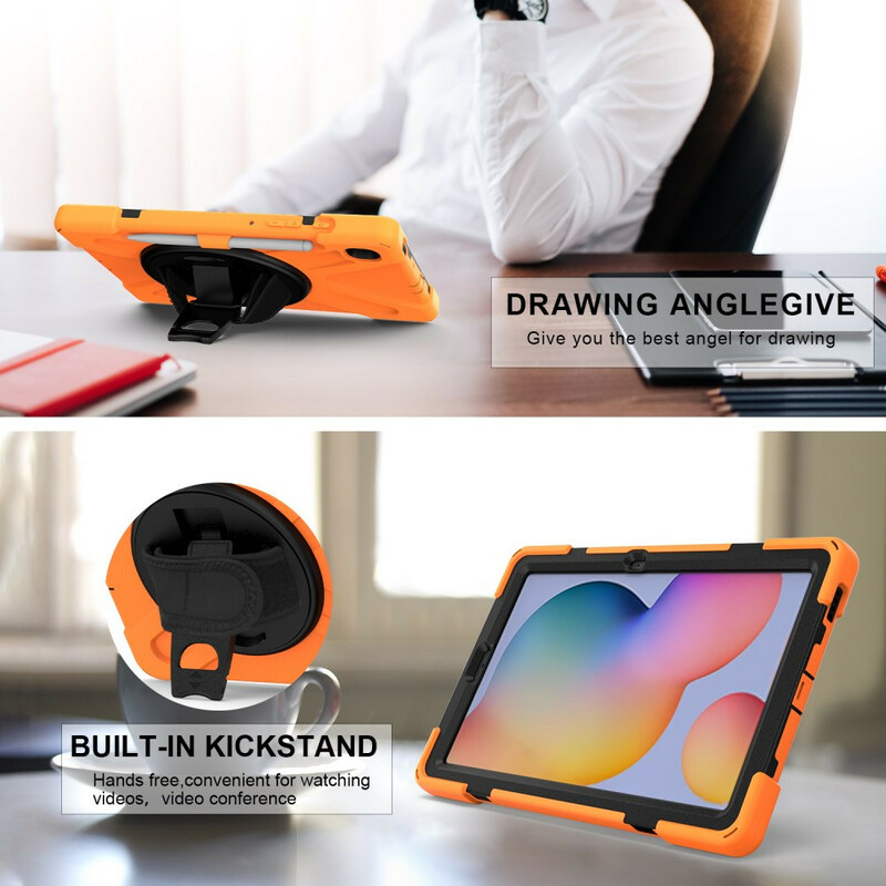 Samsung Galaxy Tab S6 Lite Utra Hardcase met riem