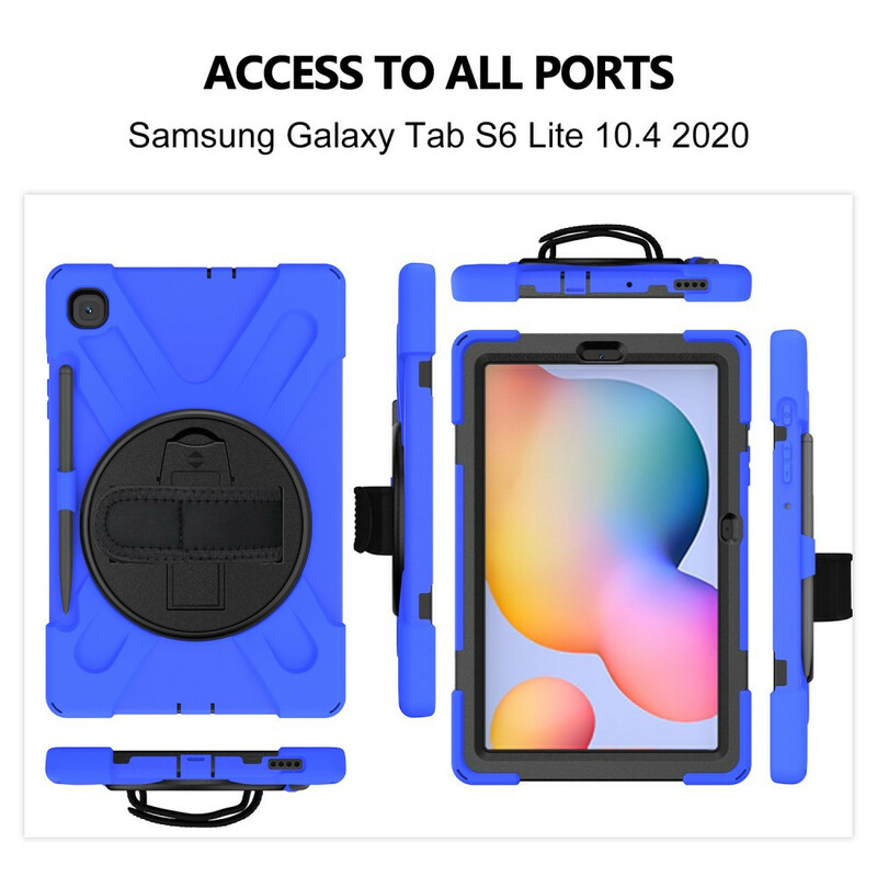Samsung Galaxy Tab S6 Lite Utra Bestand Geval met Koord Samsung Galaxy Tab S6 Lite Utra Bestand Geval met Koord