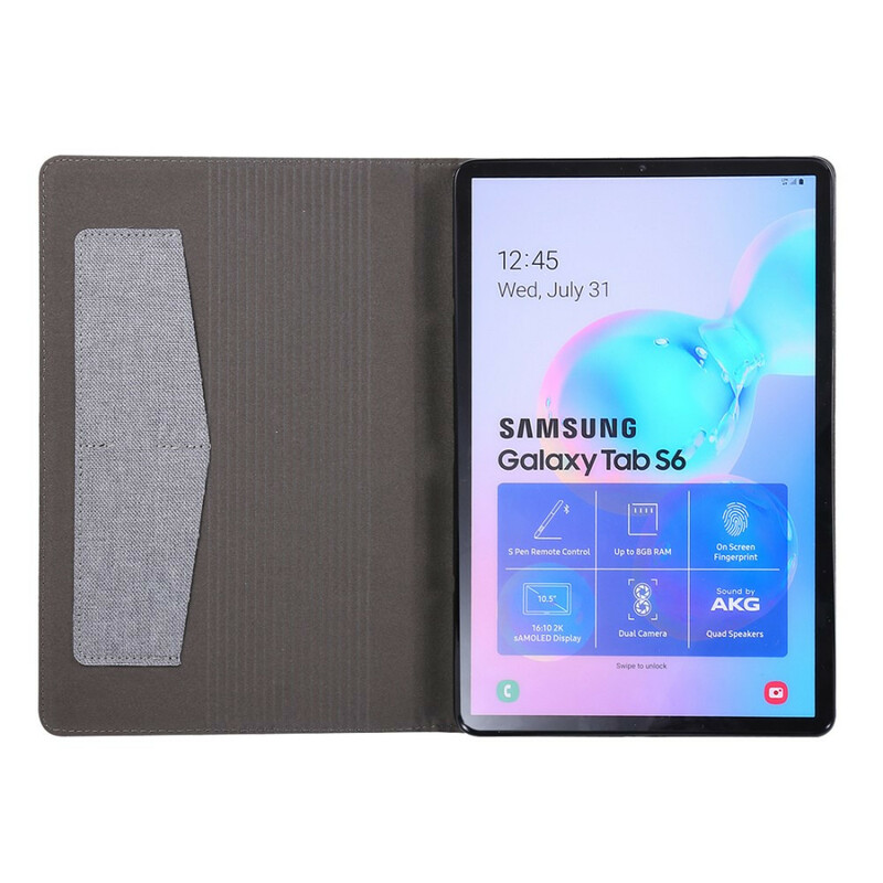 Samsung Galaxy Tab S6 stoffen hoesje