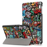 Smart Case Samsung Galaxy Tab S5e Graffiti Versterkt