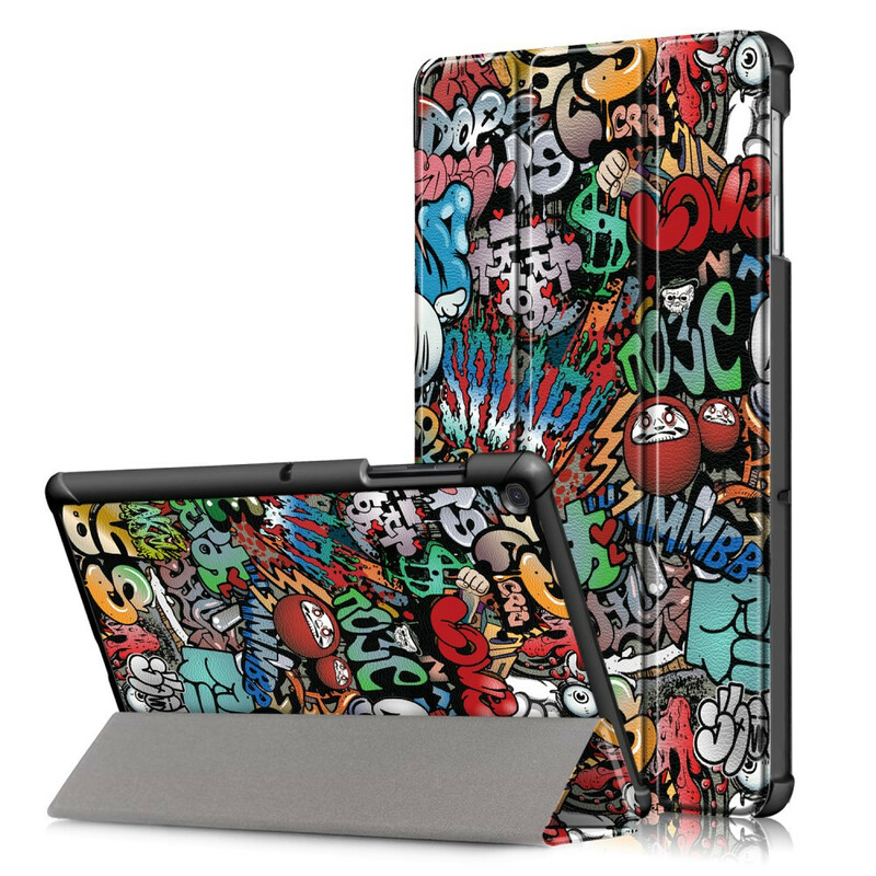 Smart Case Samsung Galaxy Tab S5e Graffiti Versterkt