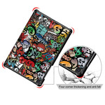 Smart Case Samsung Galaxy Tab S5e Graffiti Versterkt
