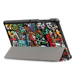 Smart Case Samsung Galaxy Tab S5e Graffiti Versterkt