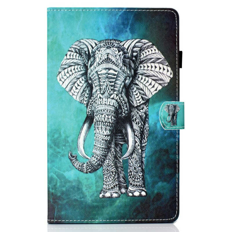 Samsung Galaxy Tab S5e hoesje tribal olifant