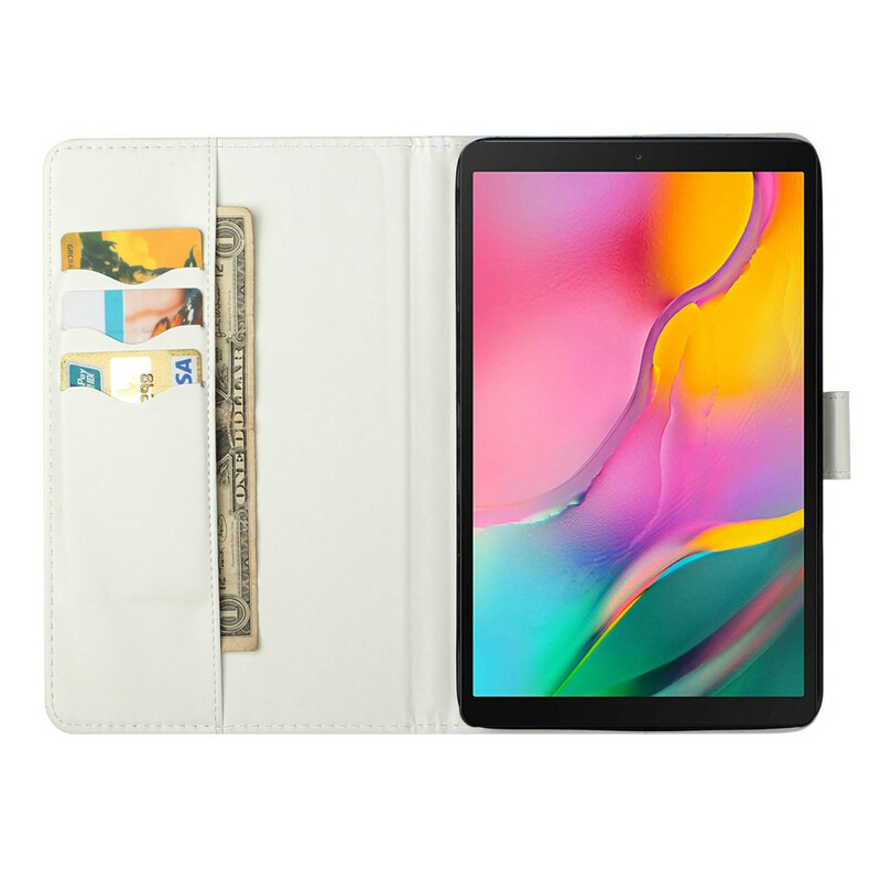 Samsung Galaxy Tab A 10.1 Hoesje (2019) Marmeren Lichtvlekken