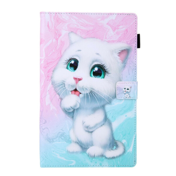 Samsung Galaxy Tab A 10.1 Hoesje (2019) Marmeren Kitten