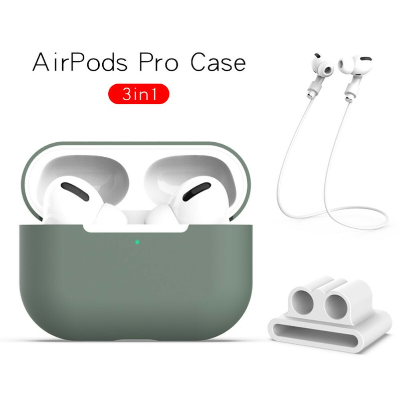 AirPods Pro Silicone Hoesje met Koptelefoonsnoer