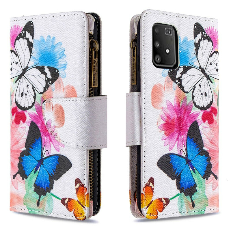 Samsung Galaxy S10 Lite hoesje met vlinder ritsvak
