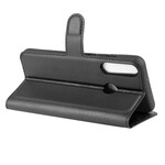 Hoesje Huawei Y6p Leder Klassiek Litchi