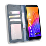 Flip cover Huawei Y5p Vintage Lederen Effect Stijlvol