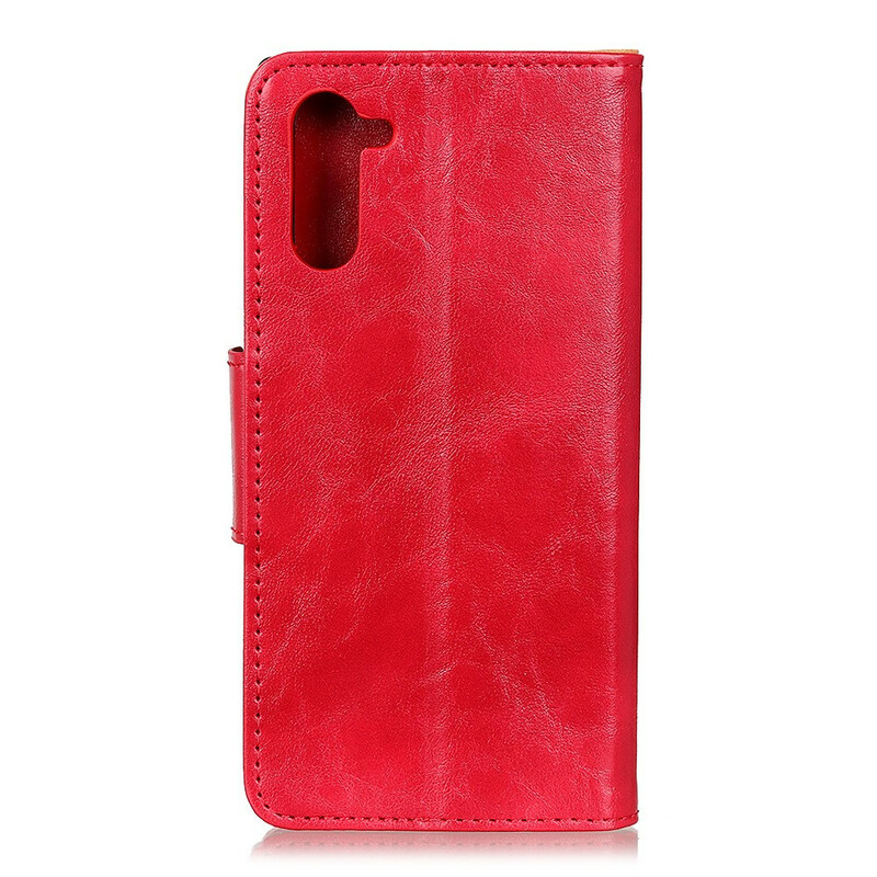 OnePlus North Split Leer Case Omkeerbare Sluiting