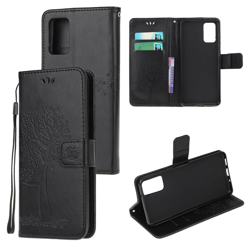 Samsung Galaxy Note 20 Boom & Uil Strap Hoesje