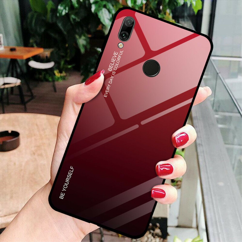 Huawei Y7 2019 getemperd glas cover jezelf