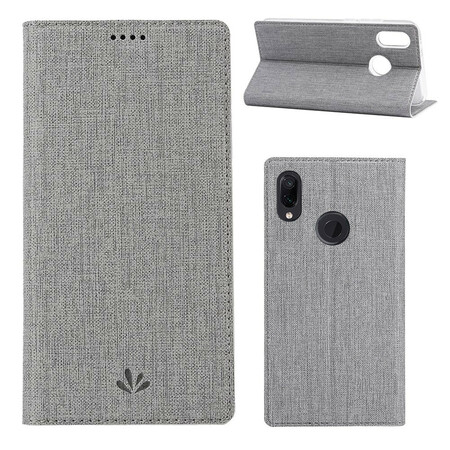 Flip cover Huawei Y7 2019 Getextureerd