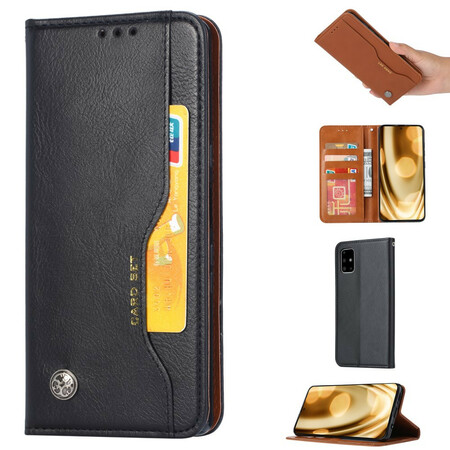 Flip cover Samsung Galaxy Note 20 Kunstlederen Kaarthoes