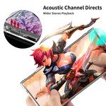 Samsung Galaxy Note 20 Transparant Geval LEEU Beschermende Kussens