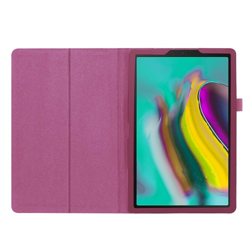Samsung Galaxy Tab A 10.1 (2019) 2 flappen kunstleer Litchi Case