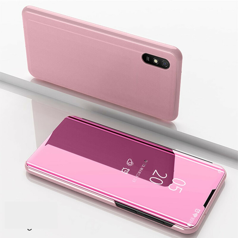 Bekijk Cover Xiaomi Redmi 9A Spiegel en Kunstleer