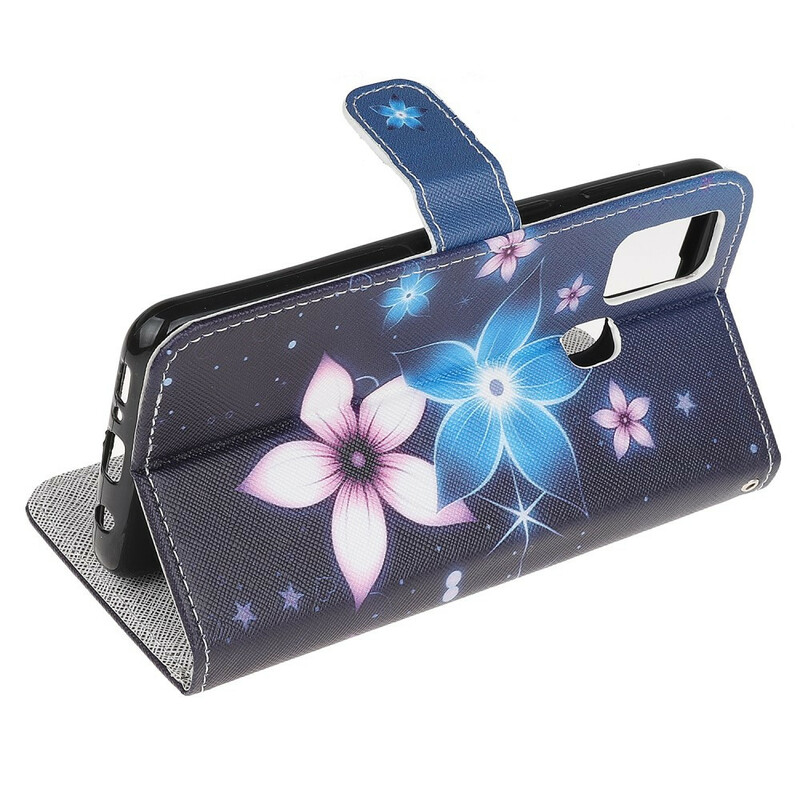 Samsung Galaxy M31 Lanyard bloem case