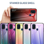 Samsung Galaxy M31 gehard glas case hallo