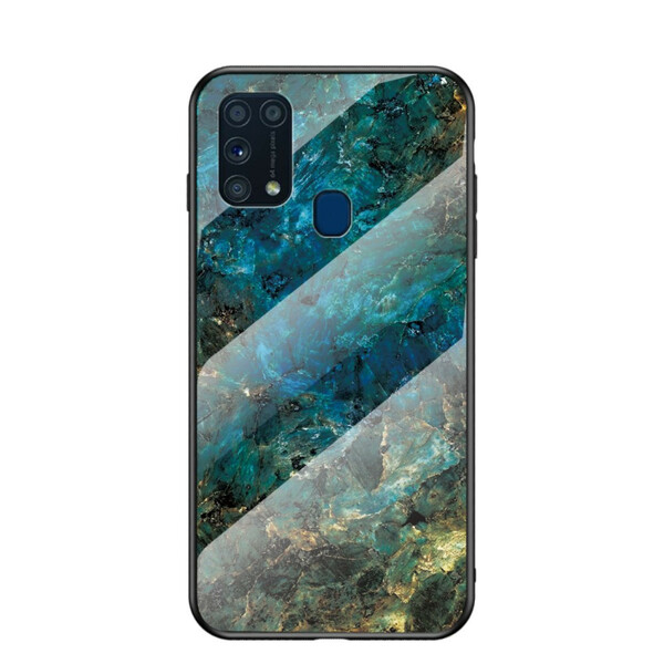 Samsung Galaxy M31 Premium kleur gehard glas zaak