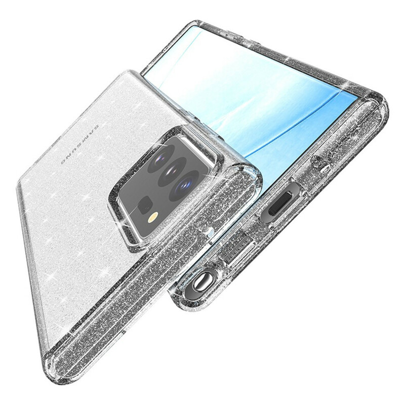Samsung Galaxy Note 20 Ultra Poeder Glitter Hoesje
